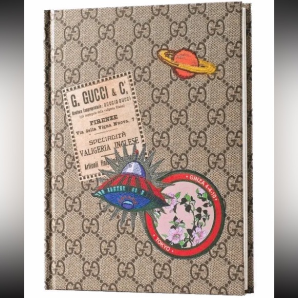 New! Gucci 2017 Japan Exclusive Night Courrier Hardcover Notebook - Picture 4 of 11